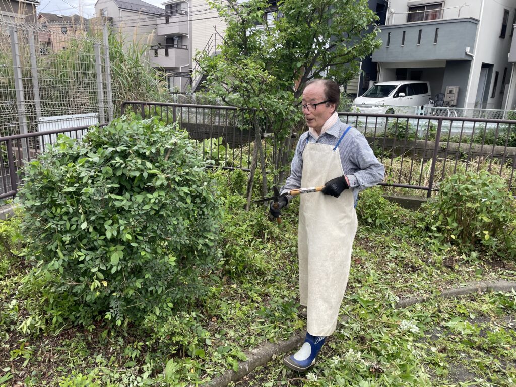 山王森第二公園草むしり大作戦！