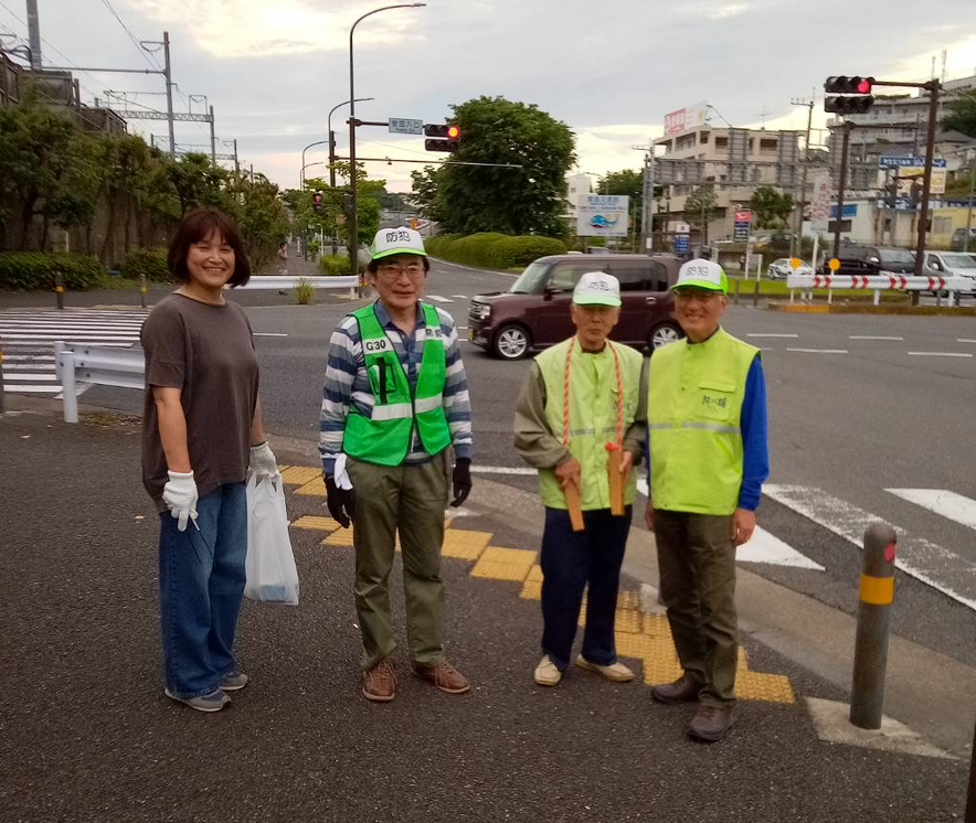 子ども達と一緒に街を見守りる！防犯パトロール＆清掃活動