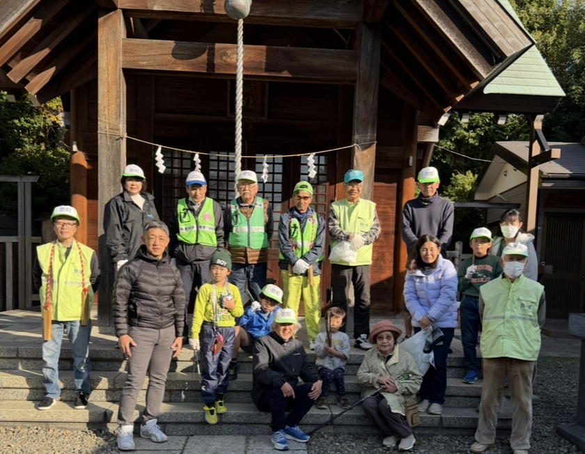 **11月・第3回　防犯パトロール & 町内清掃を実施しました**