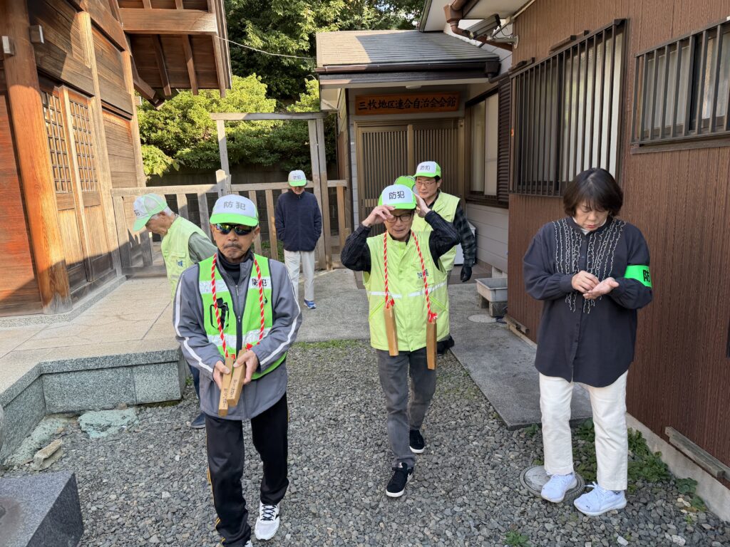 今月2回目の防犯パトロール