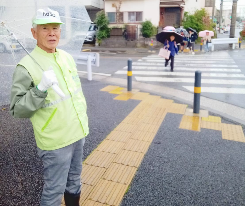 今年度最後の児童見守り活動