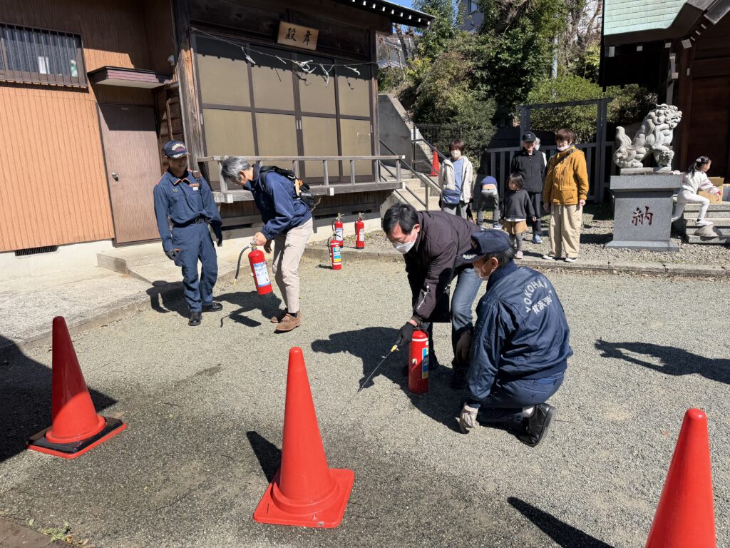 🧯煙体験と水消火器!地域で学ぶ防災訓練