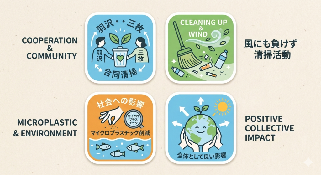 羽沢・三枚合同清掃