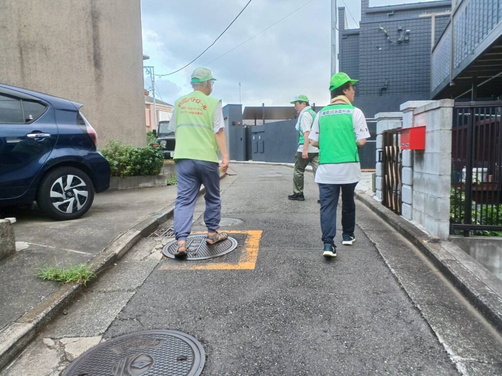 防犯パトロール活動報告(今月2回目)