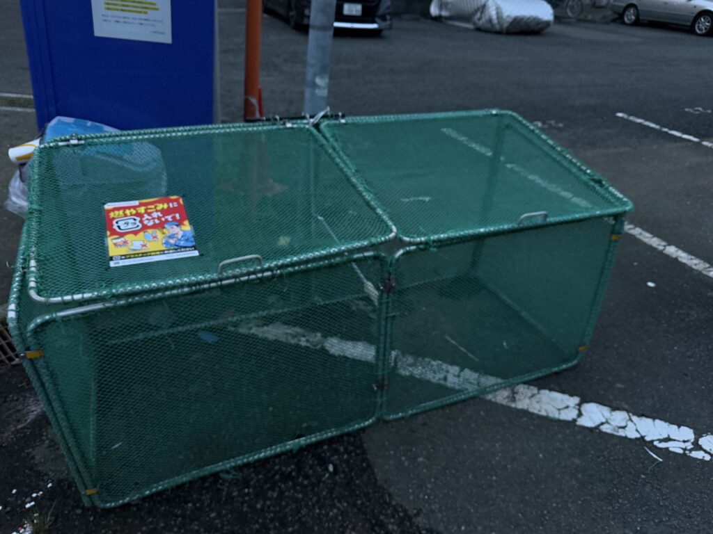 ゴミ集積所ネットの修理、ありがとうございました