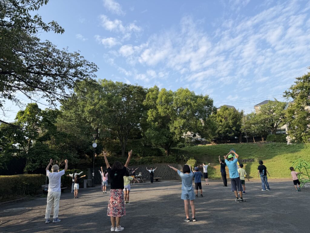 ラジオ体操 最終日