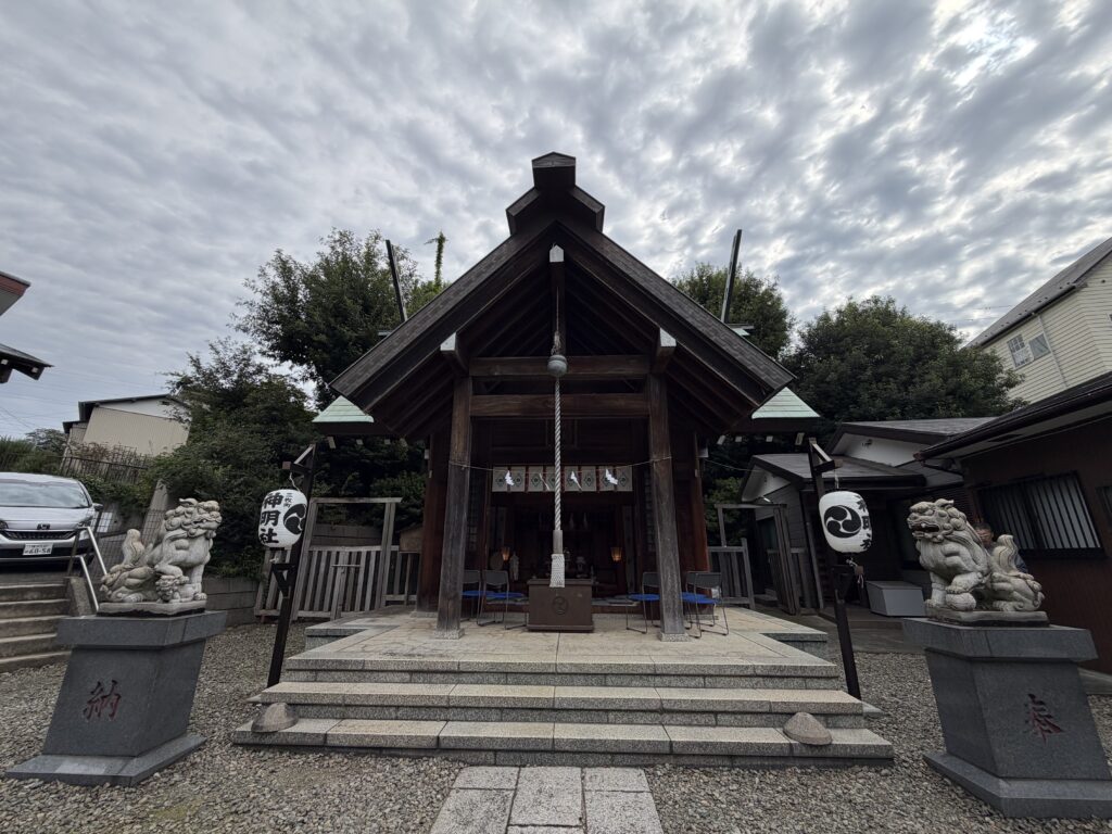 三枚町神明社で影祭りが執り行われました
